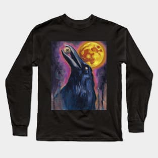 Ansekenamun - Raven Art Long Sleeve T-Shirt